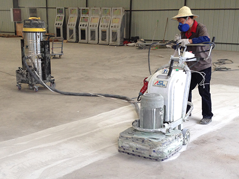 地坪起砂处理中机械打磨的作用